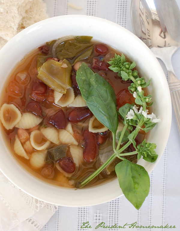 Minestrone Soup The Prudent Homemaker