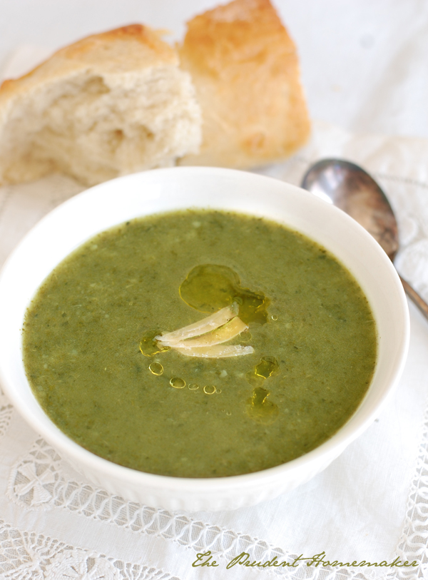 Swiss chard soup The Prudent Homemaker