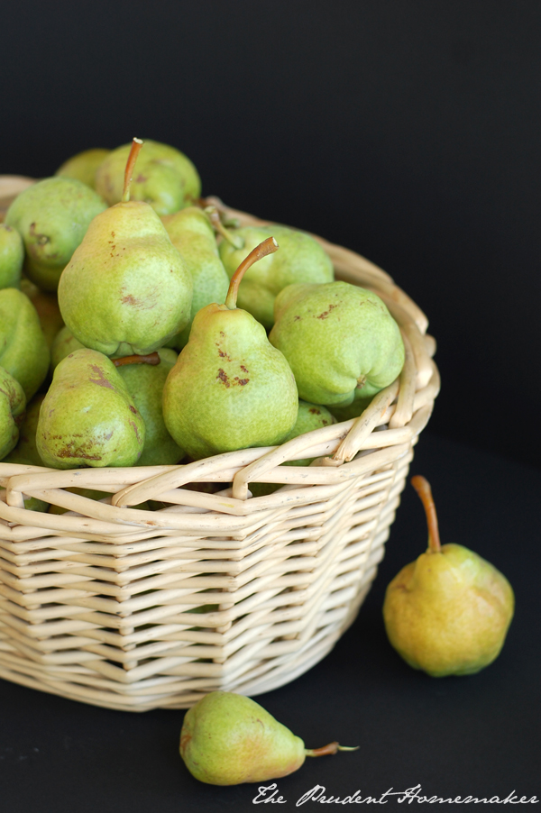 Bartlett Pears The Prudent Homemaker