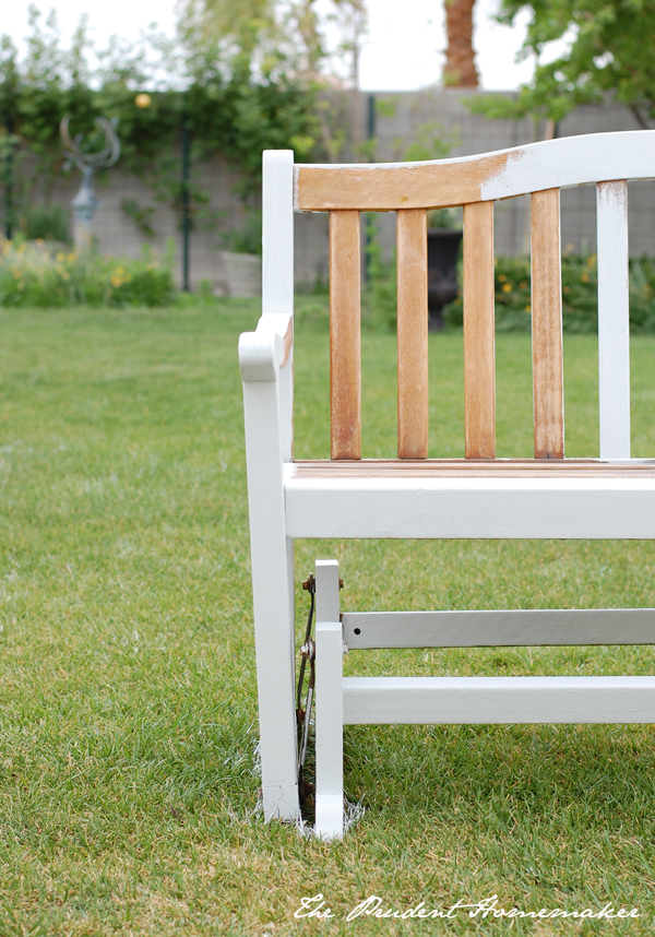 Painted Bench The Prudent Homemaker