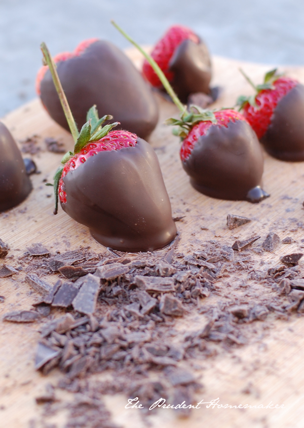 Chocolate Covered Strawberries The Prudent Homemaker