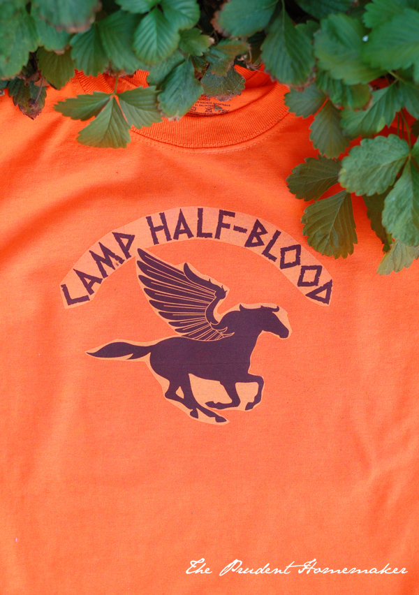 DIY Camp Half Blood T Shirt 