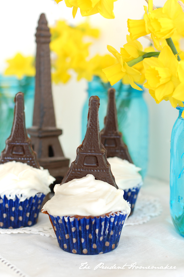 Eiffel Tower Cupcakes The Prudent Homemaker