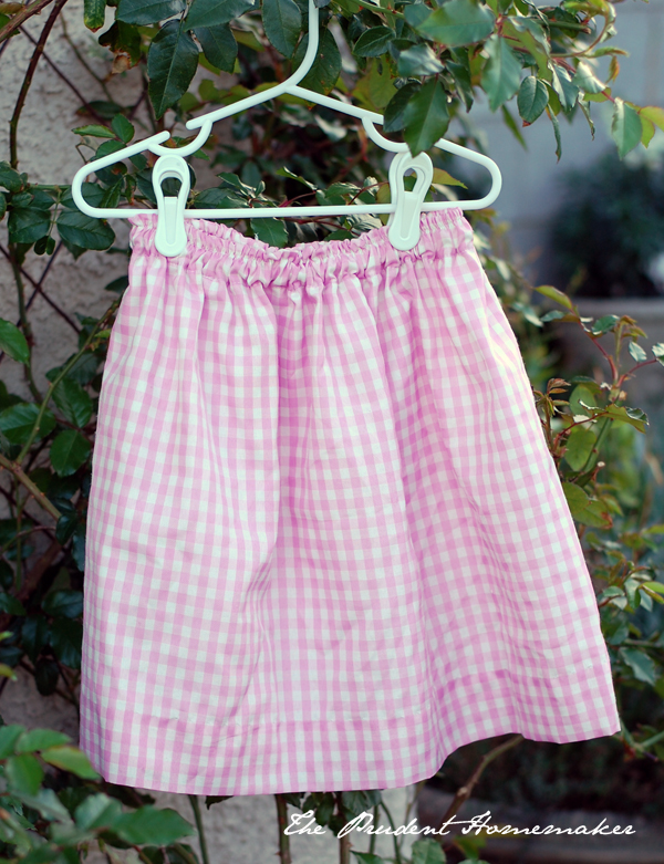 Elsa birthday skirt The Prudent Homemaker