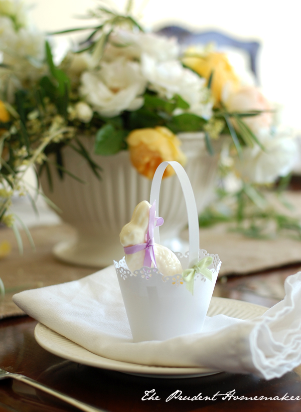 Easter Table Detail The Prudent Homemaker