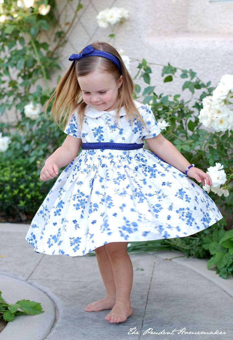 Ivory birthday dress The Prudent Homemaker