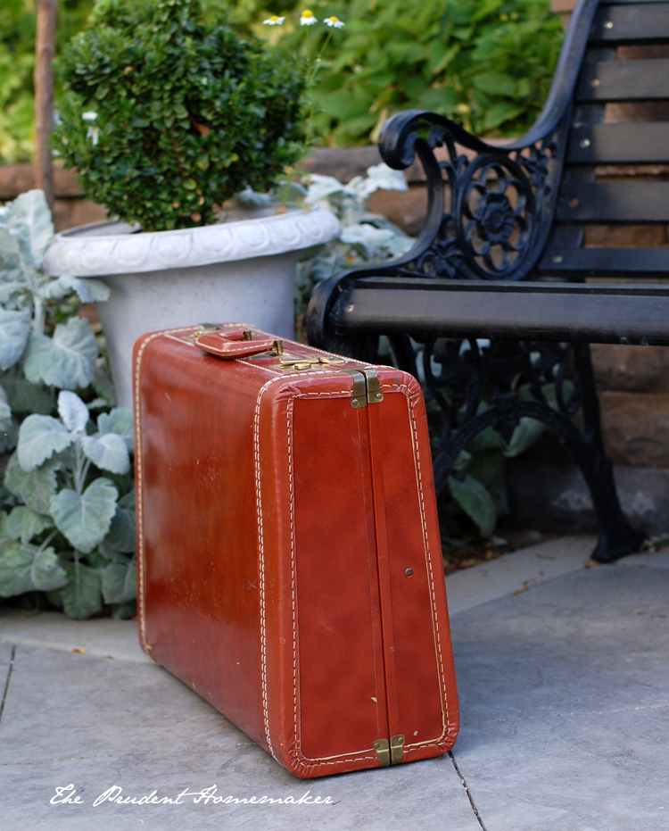 Vintage Suitcase The Prudent Homemaker