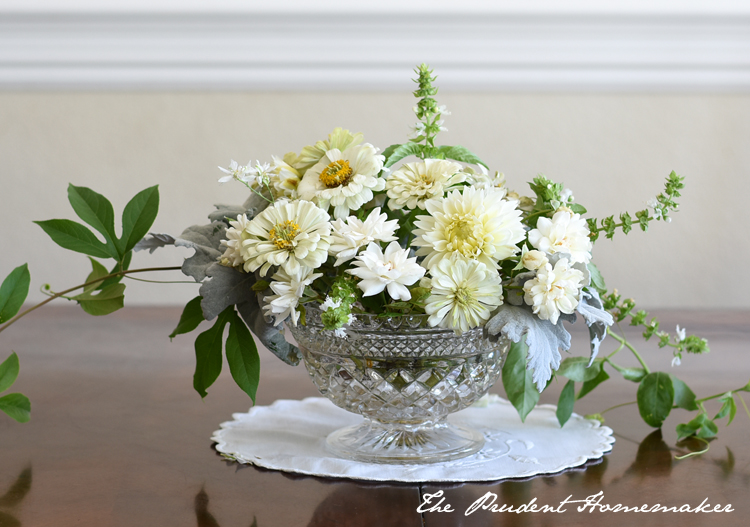 Dahlias Zinnias Iceberg Roses The Prudent Homemaker