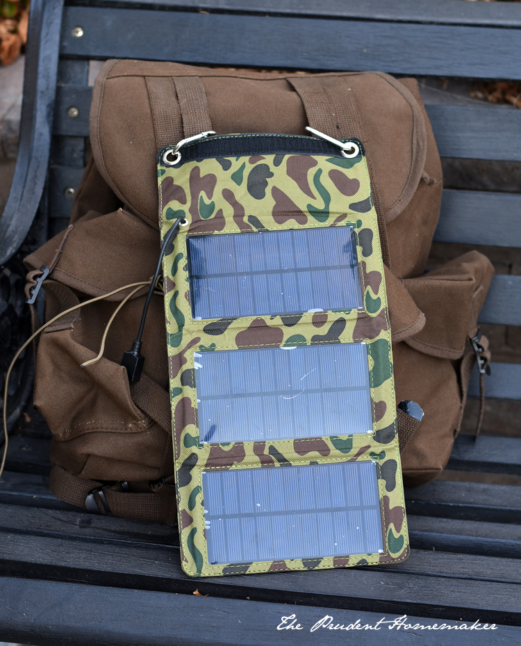 72 Hour Kit Solar Charger The Prudent Homemaker