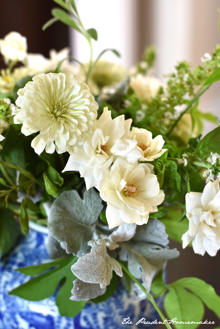 September arrangement detail The Prudent Homemaker