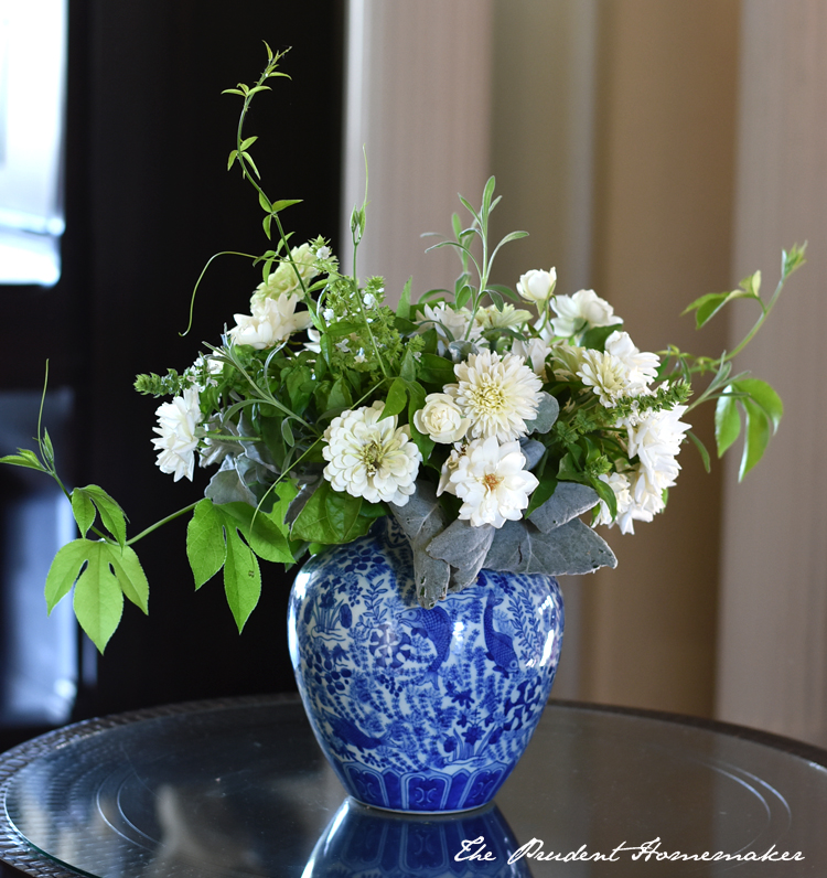 White September Arrangement The Prudent Homemaker