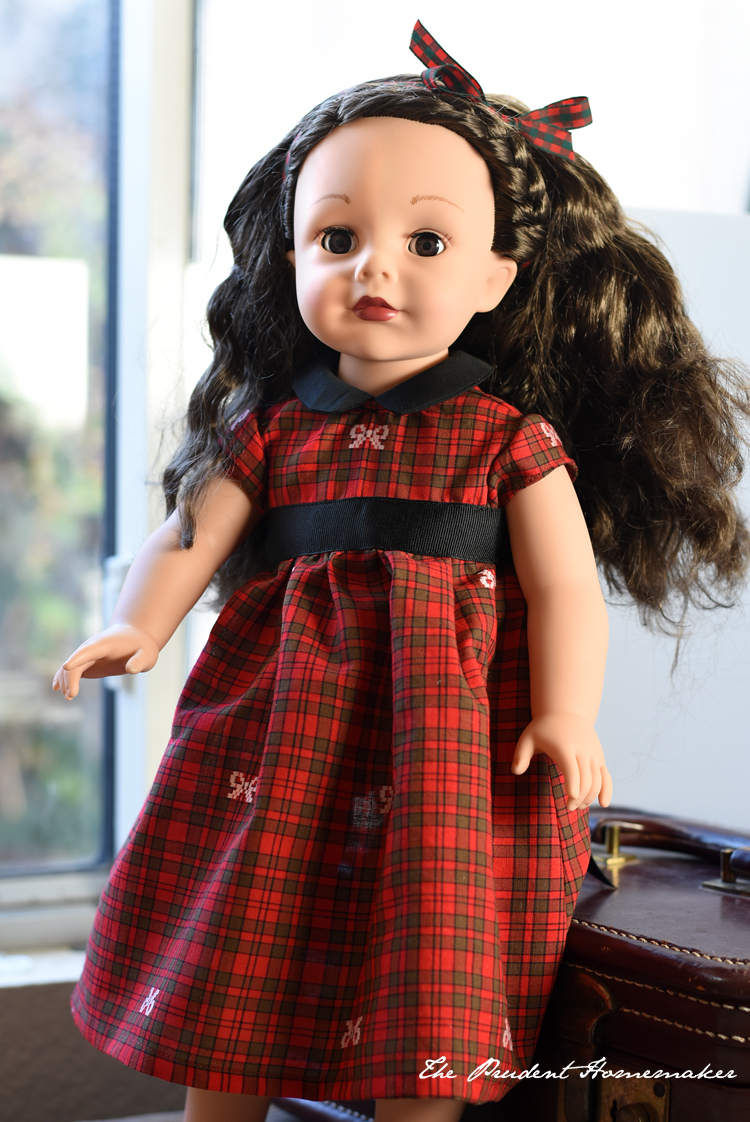 Christmas Doll Dress The Prudent Homemaker