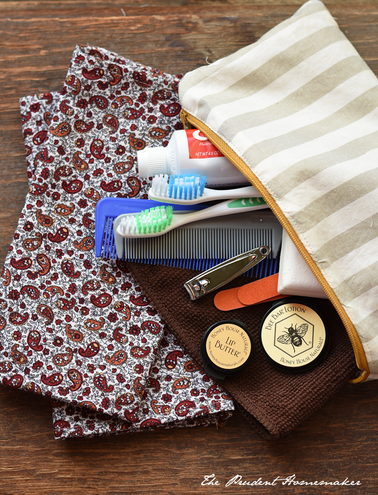 OCC Toiletry Bag The Prudent Homemaker