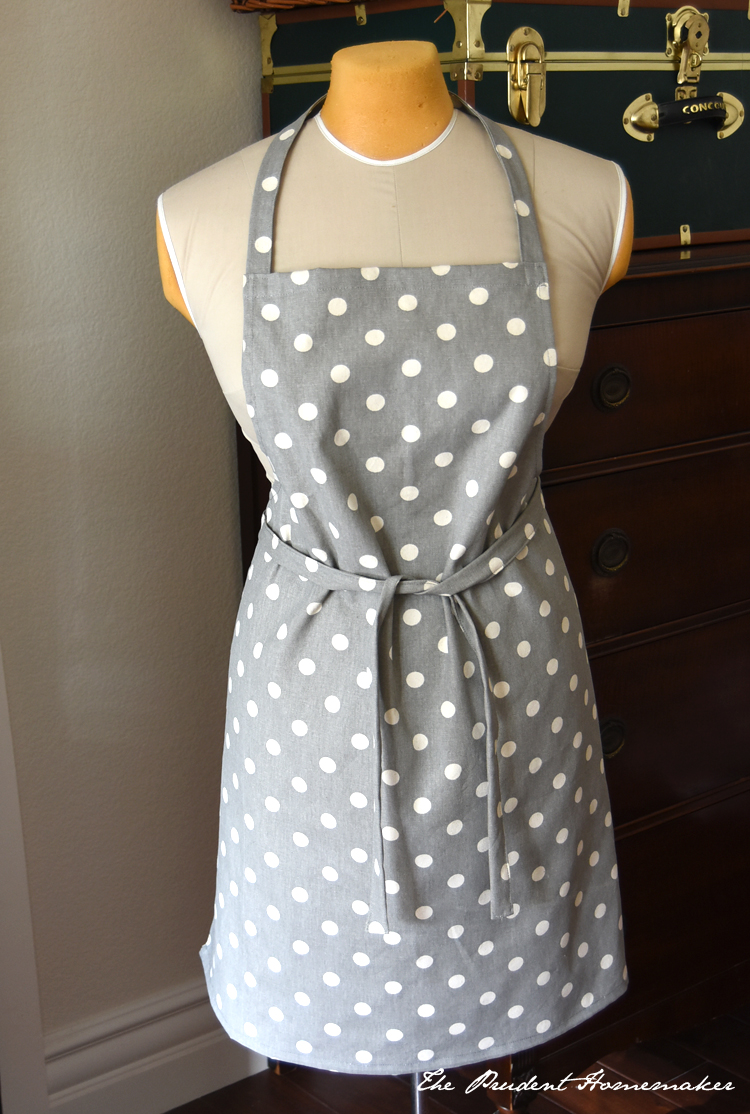 Polka Dot Apron The Prudent Homemaker