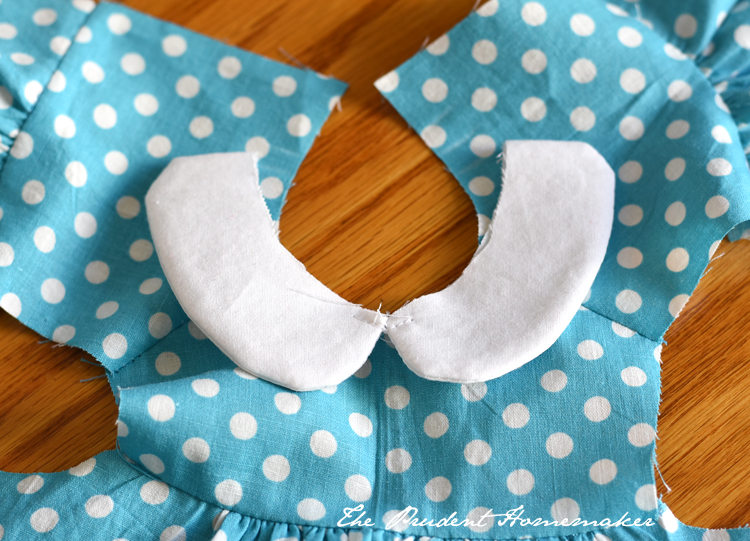 Polka Dot Doll Dress Detail The Prudent Homemaker