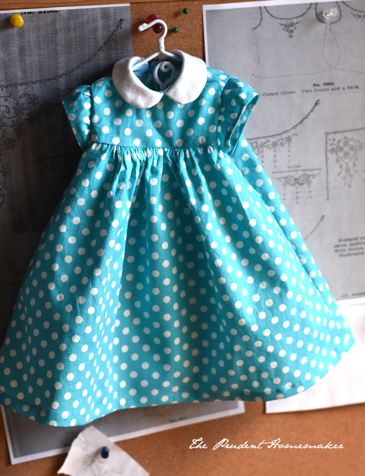 Polka Dot Doll Dress The Prudent Homemaker