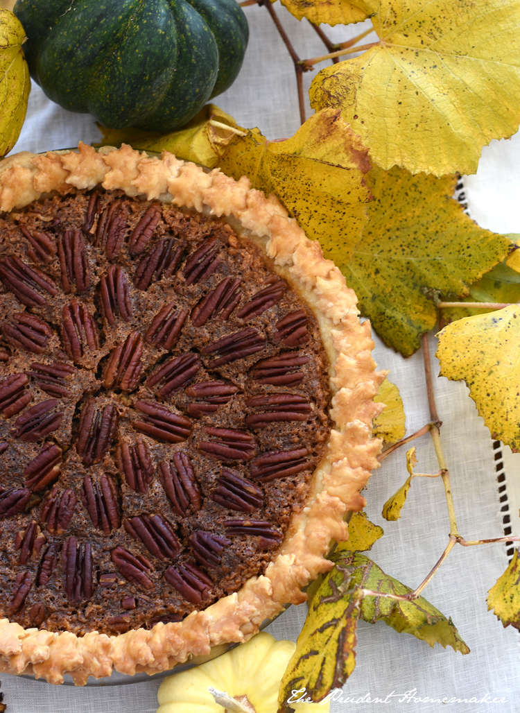 Thanksgiving Pecan Pie The Prudent Homemaker