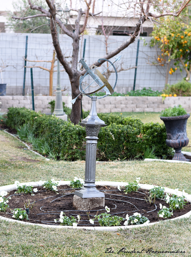 Painted Sundial The Prudent Homemaker