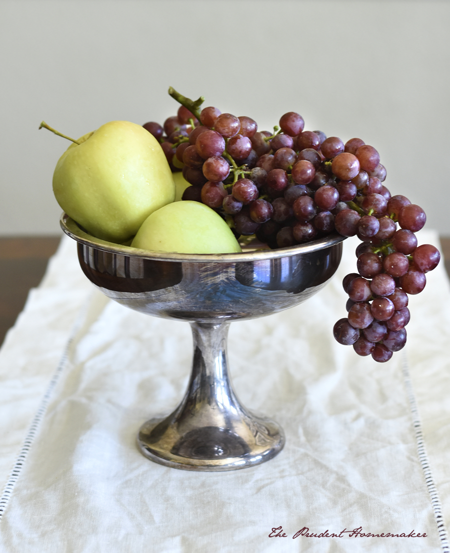 Apples and Red Flame Grapes The Prudent Homemaker