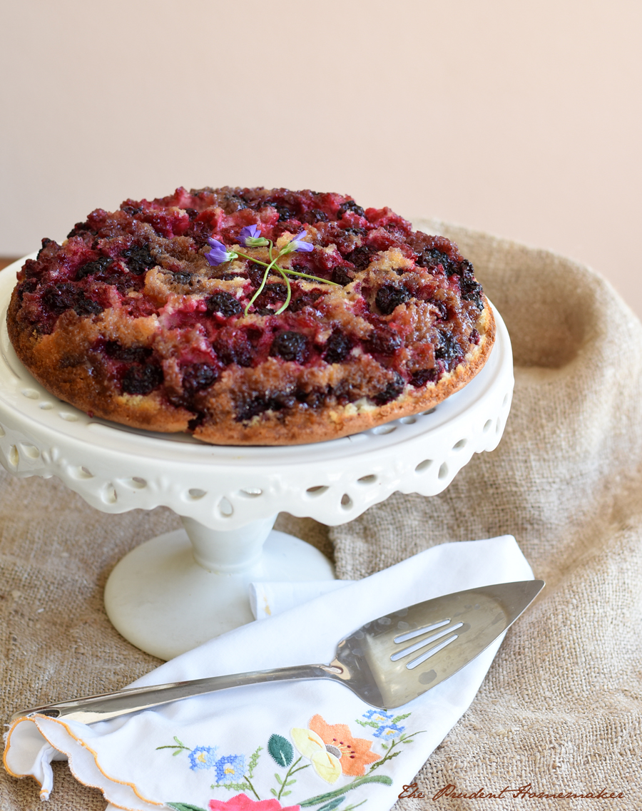 Blackberry Cake The Prudent Homemaker