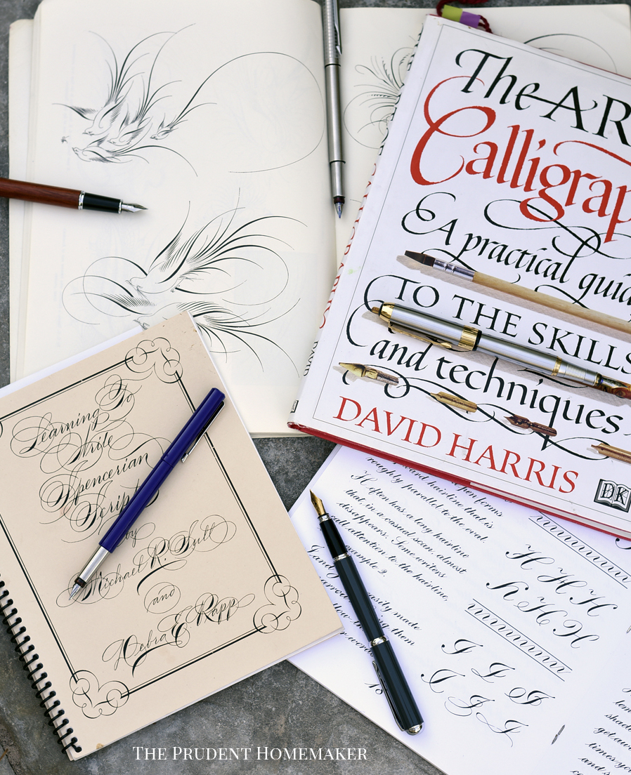 Calligraphy Books The Prudent Homemaker