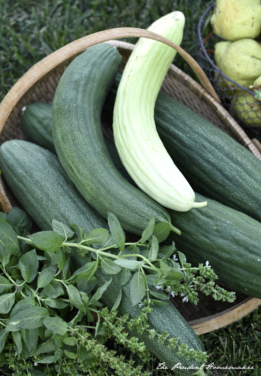 Cucumbers and Basil The Prudent Homemaker