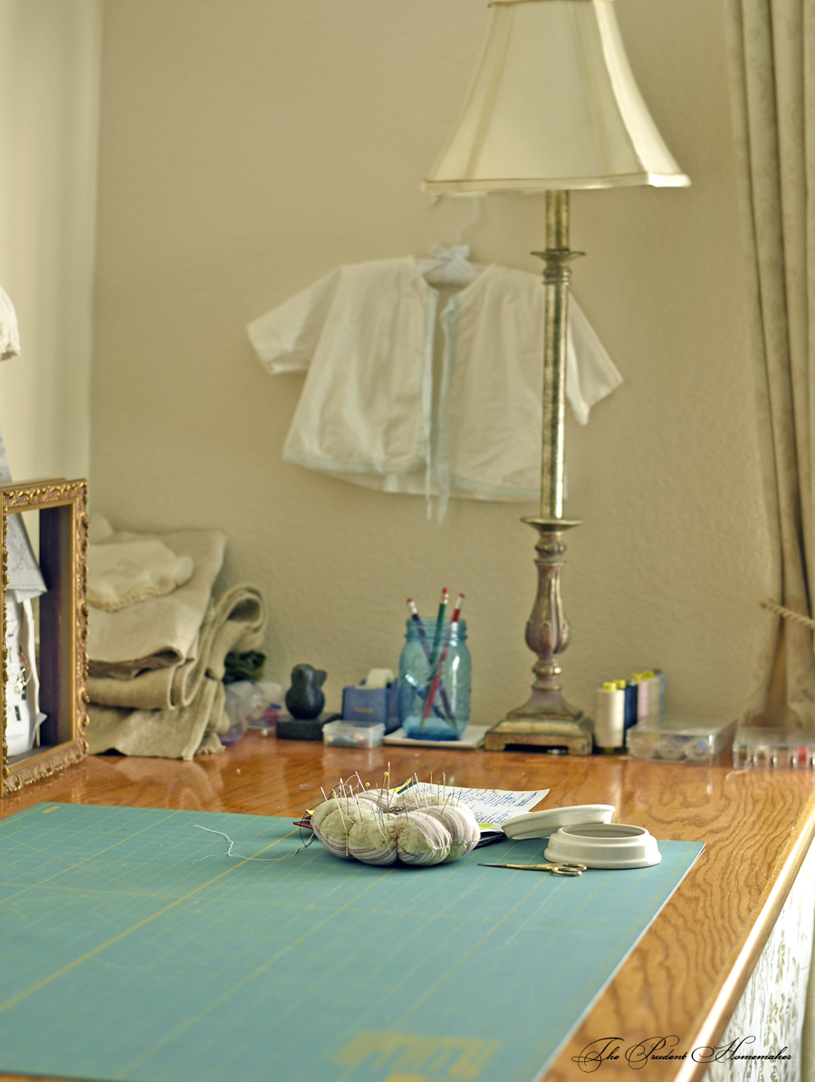 Sewing Room Table The Prudent Homemaker