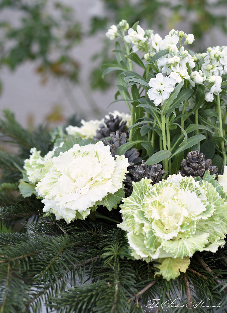 Winter Urn Detail The Prudent Homemaker