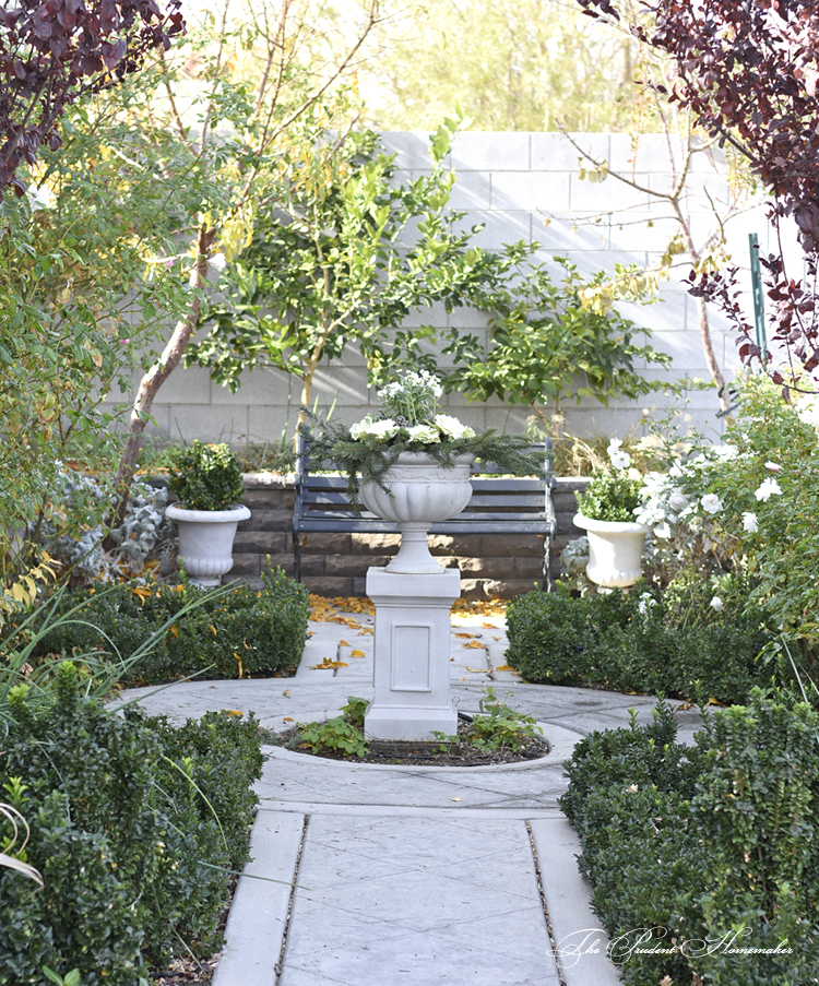 Winter White Garden in December The Prudent Homemaker