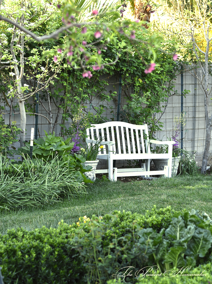 March White Bench The Prudent Homemaker