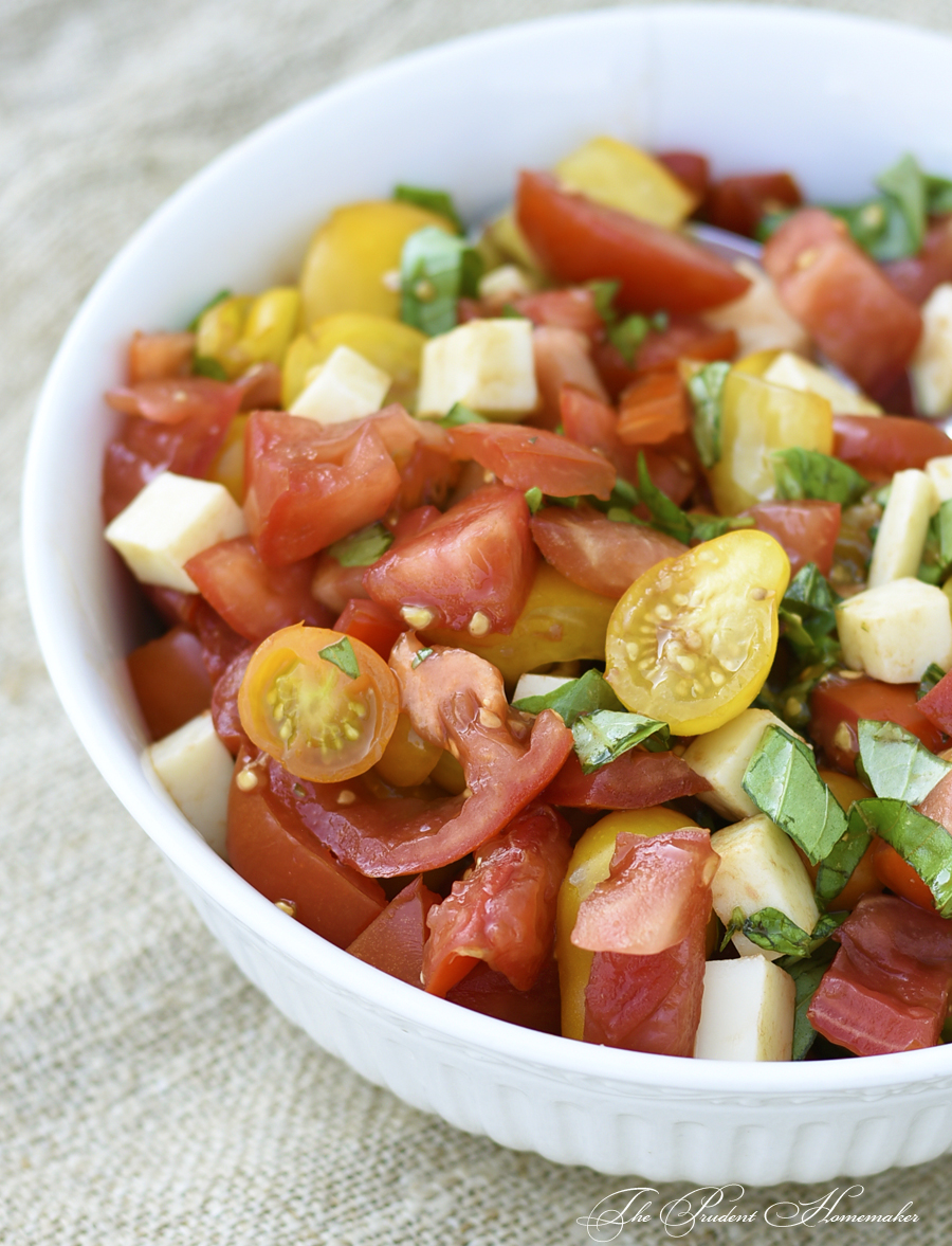 Caprese Salad The Prudent Homemaker