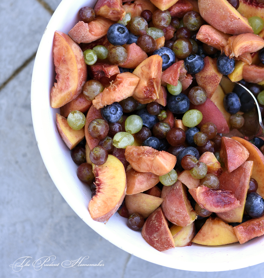 July Fruit Salad The Prudent Homemaker