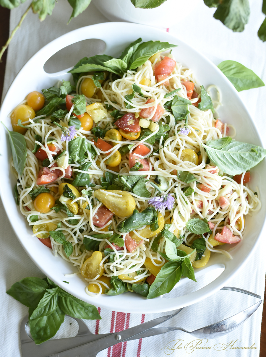 Summer Pasta Salad The Prudent Homemaker