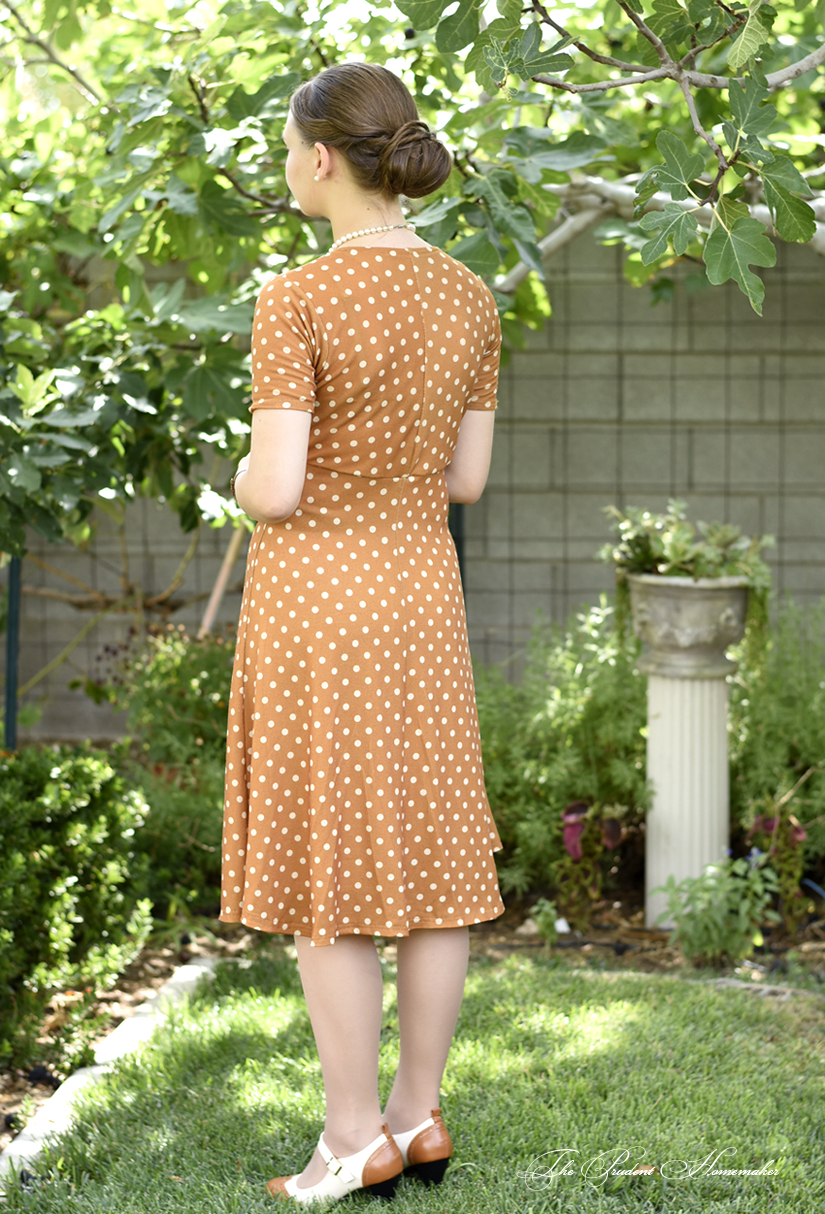 Polka Dot Dress Back The Prudent Homemaker