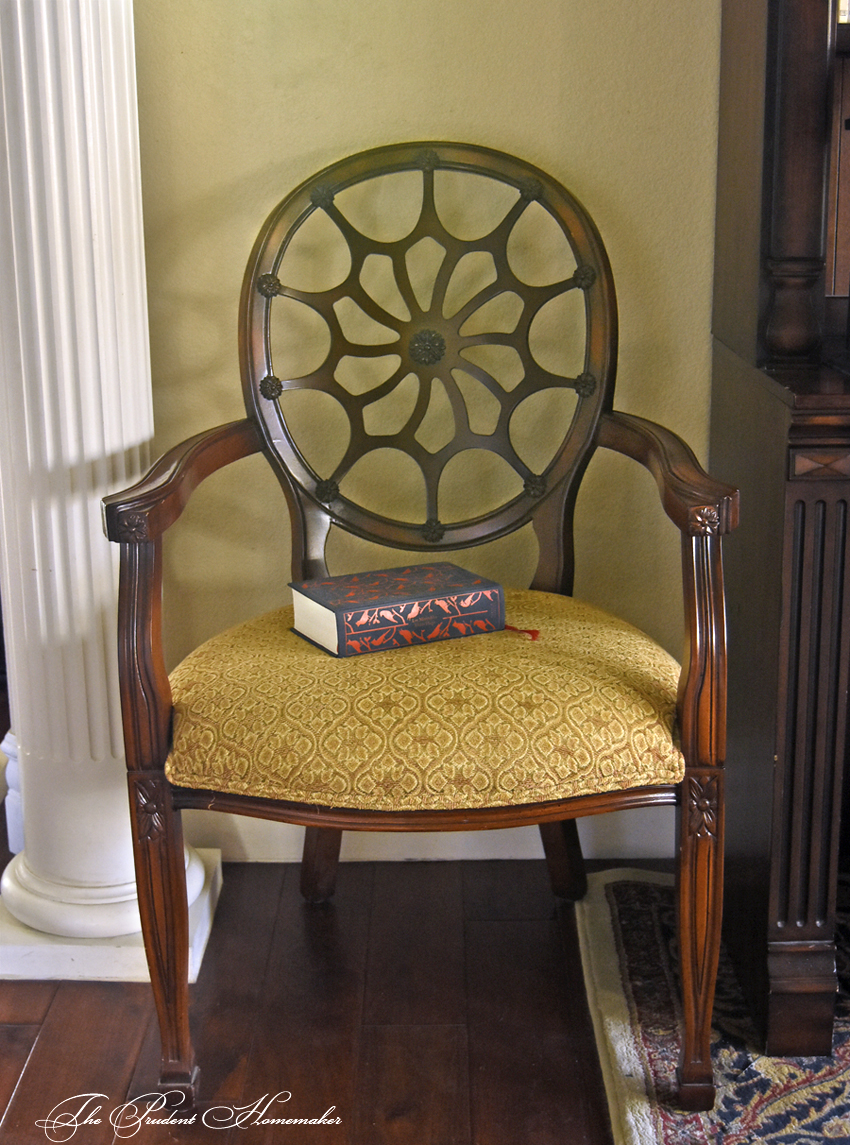 October Chair The Prudent Homemaker