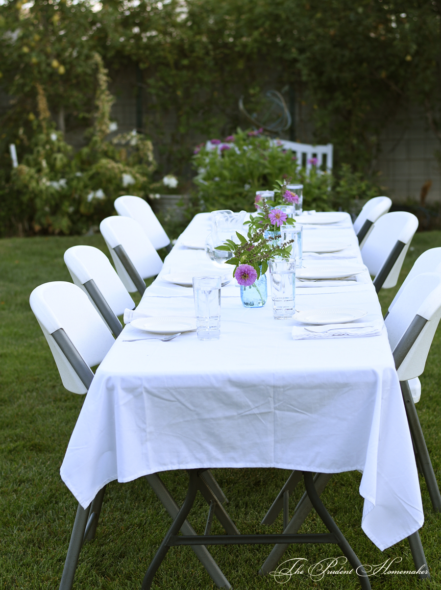 Al Fresco in August The Prudent Homemaker