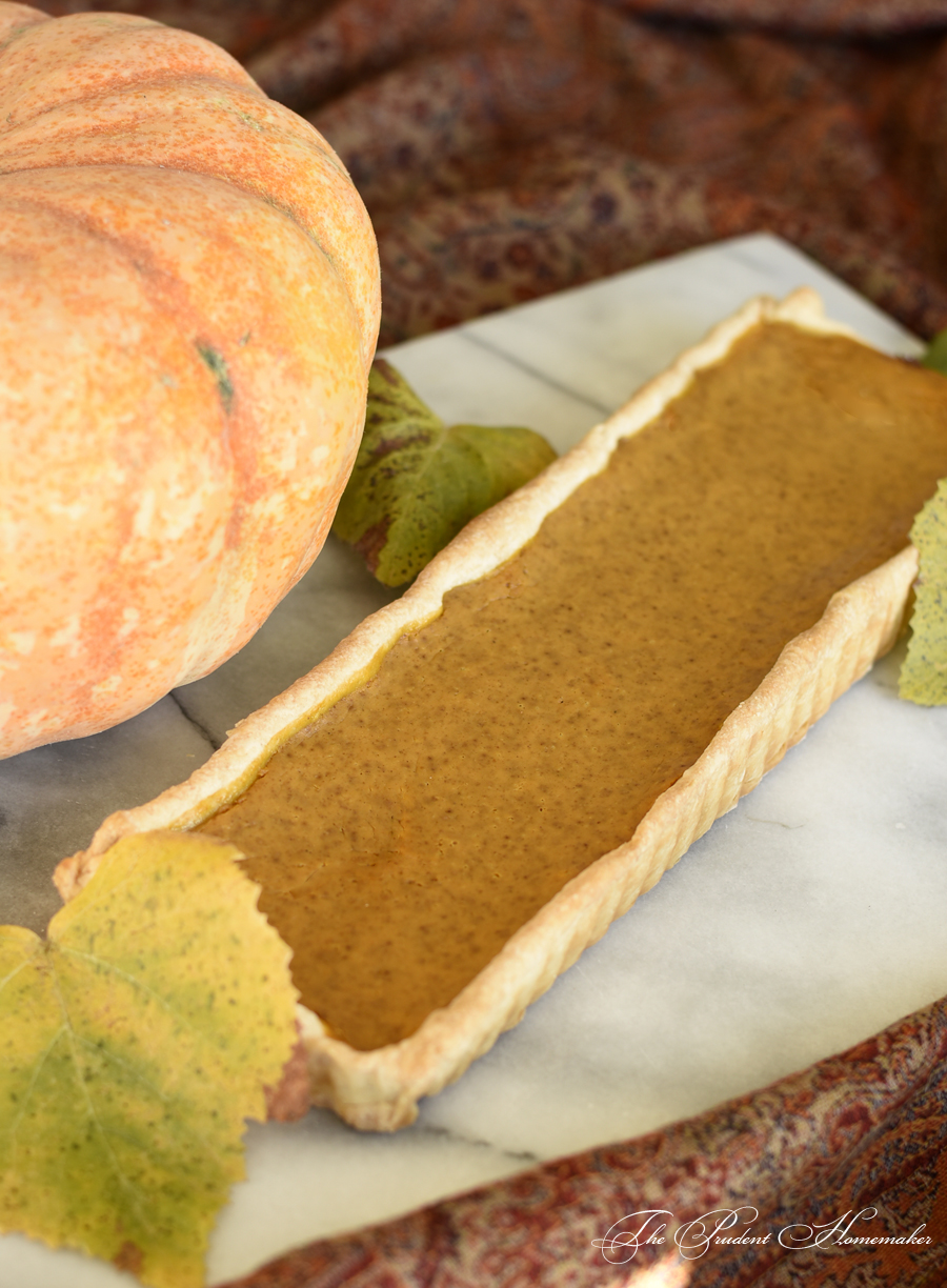 Pumpkin Pie in Tart Pan The Prudent Homemaker