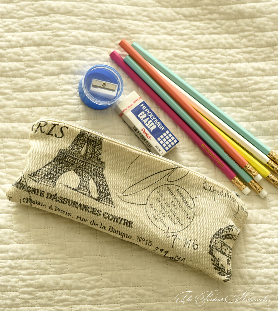 Eiffel Tower Pencil Pag The Prudent Homemaker