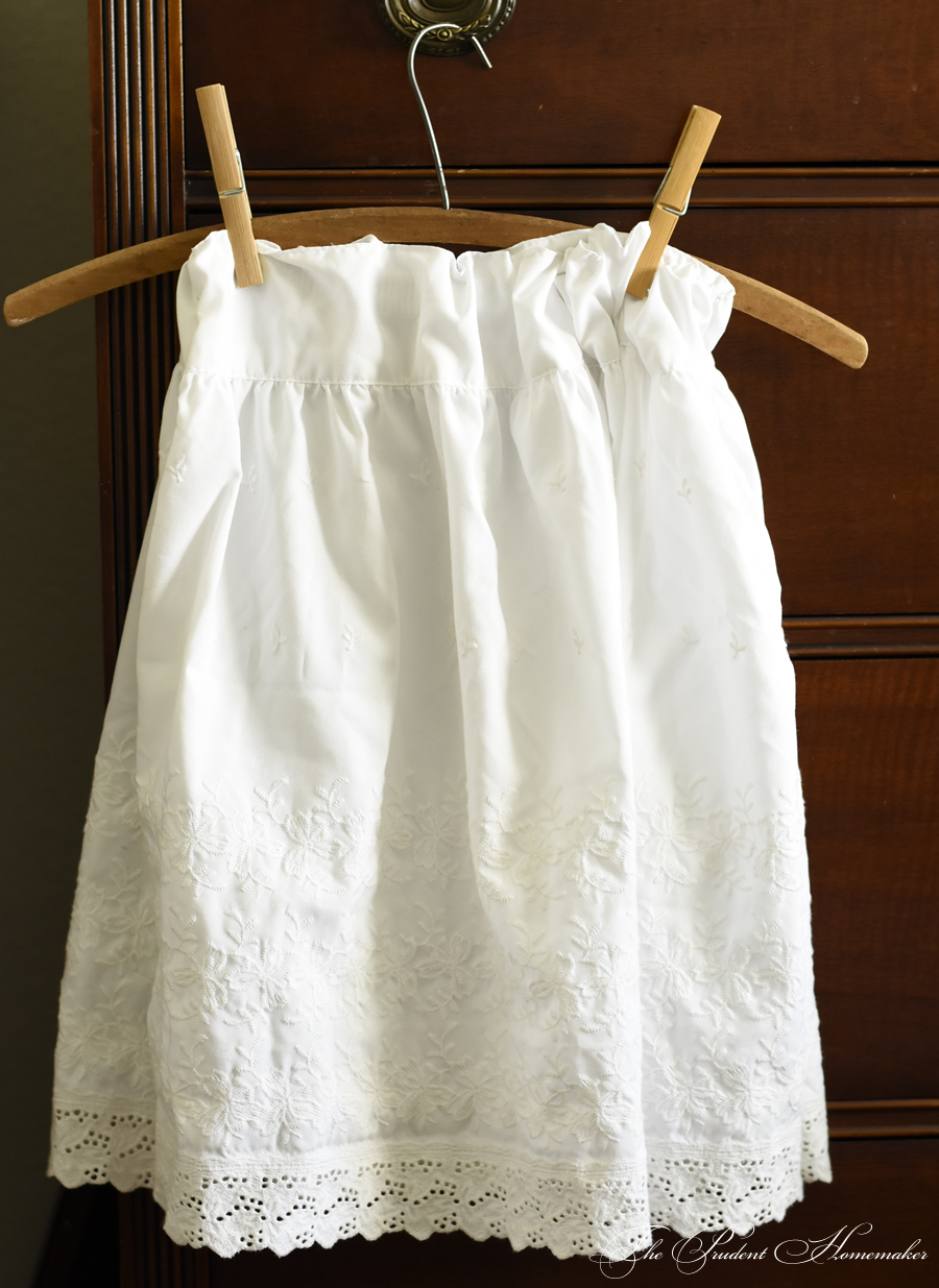 Eyelet Skirt The Prudent Homemaker