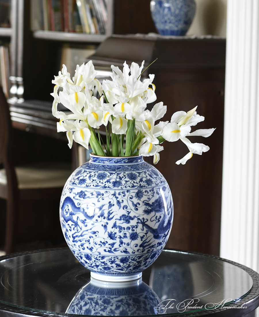 Iris in Ginger Jar The Prudent Homemaker