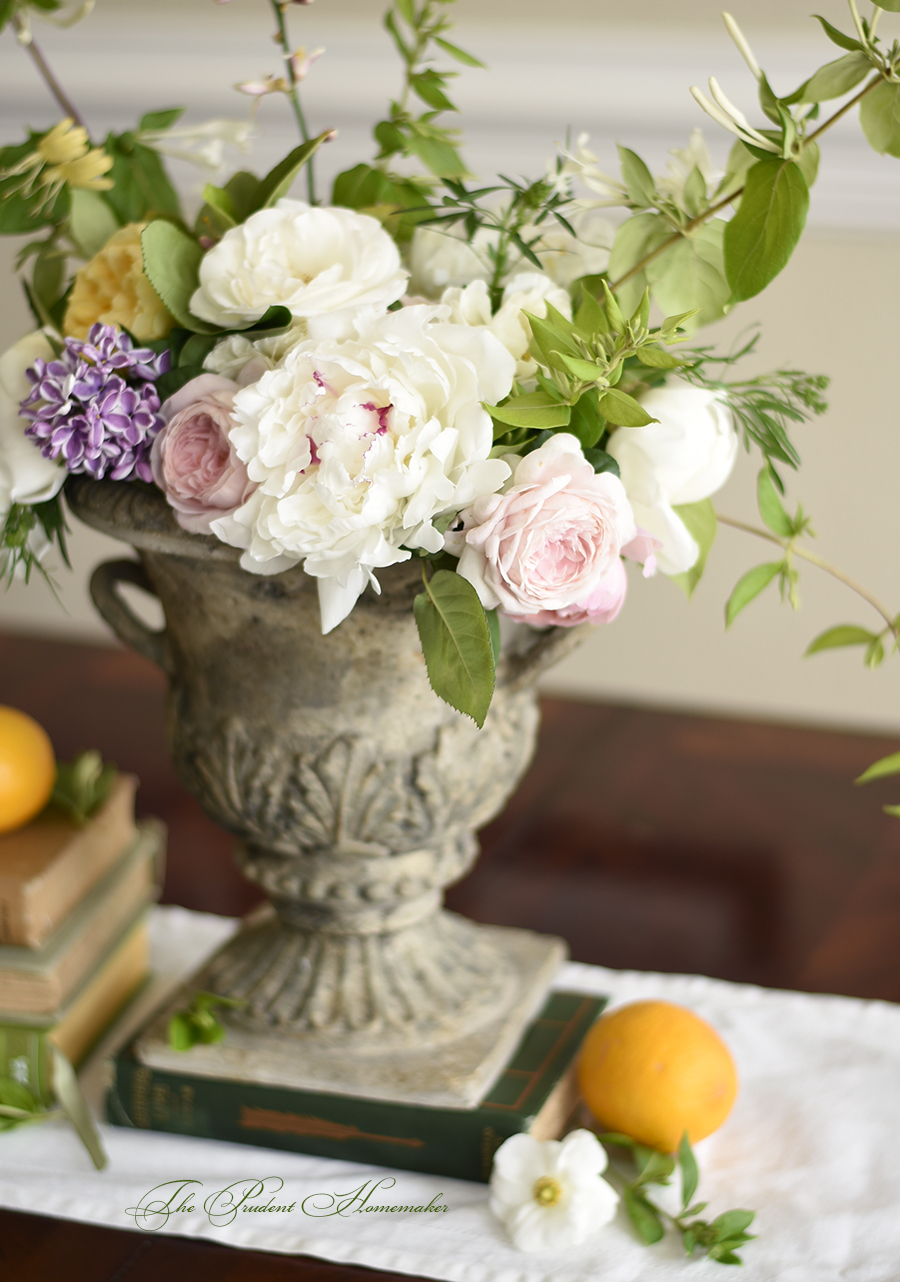 April Arrangement Closeup The Prudent Homemaker