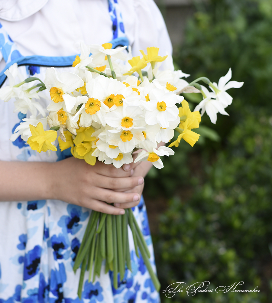 Easter Daffodil Bouquet The Prudent Homemaker