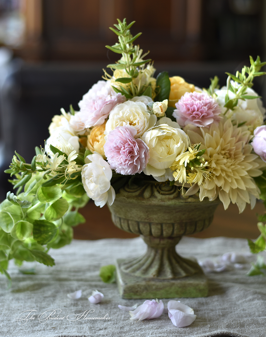 June Floral Arrangement The Prudent Homemaker