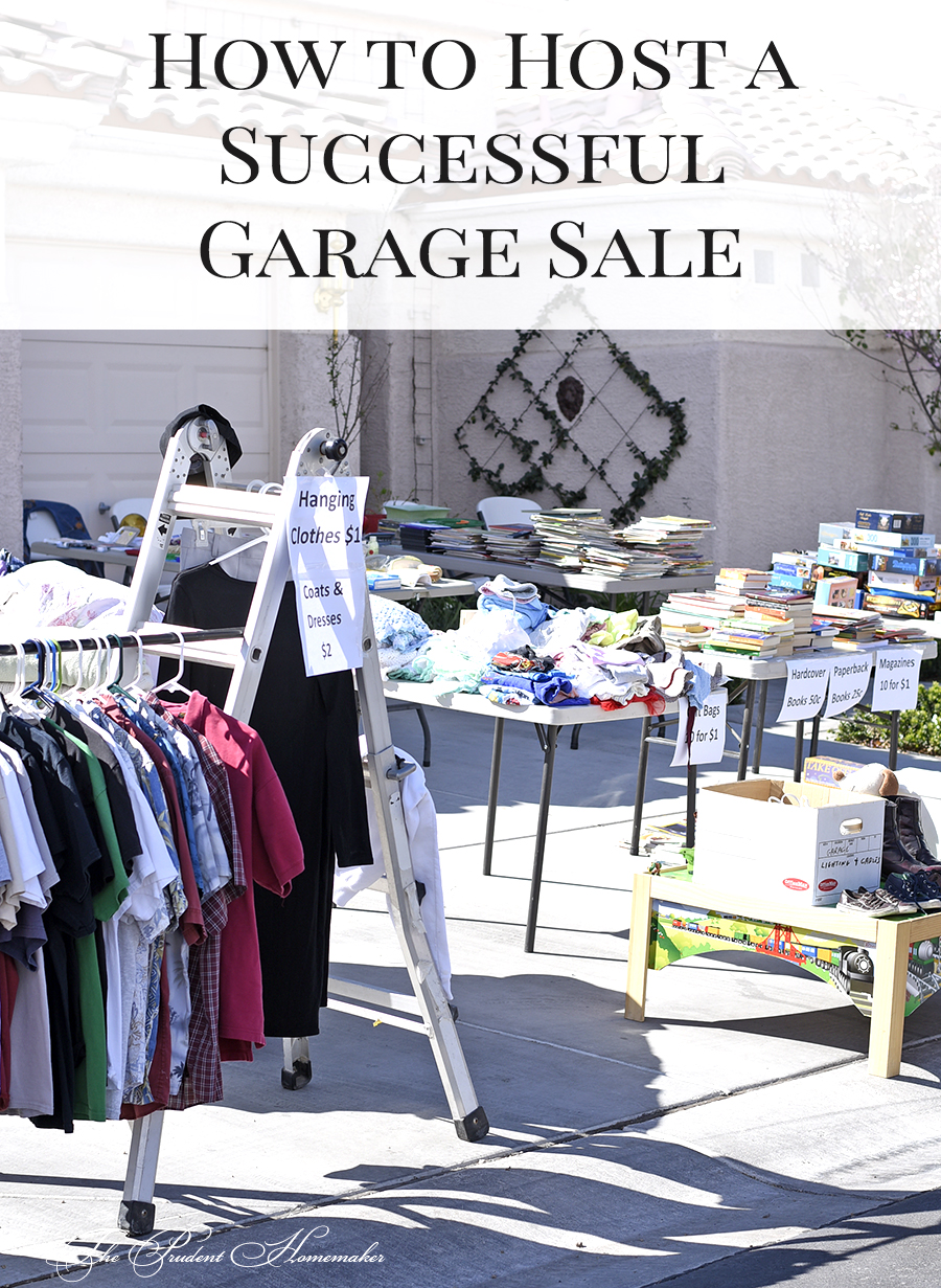 DIY Clothes Rack for Garage Sales and Yard Sales