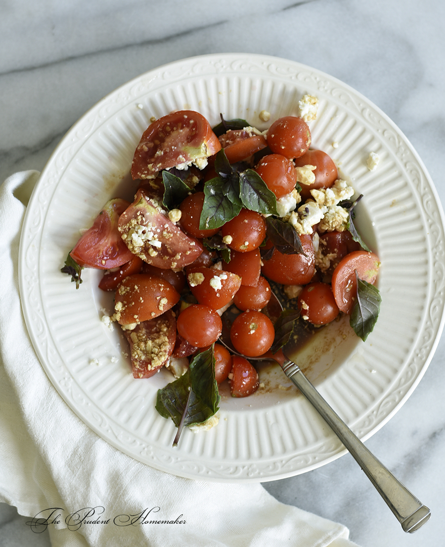 Tomato Salad The Prudent Homemaker