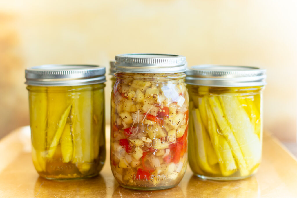 2 Pack - 1 Gallon Mason Jar - Glass Jar Wide Mouth with Plastic Lid with  Red Slotted Pour Cap - Container for Storing Dry Foods, Spices, Pasta